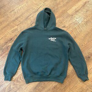 White Fox hooded sweatshirt, size XS/S, green